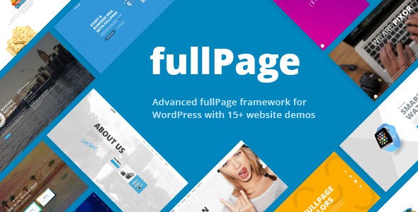 FullPage - 全屏多概念WordPress模板