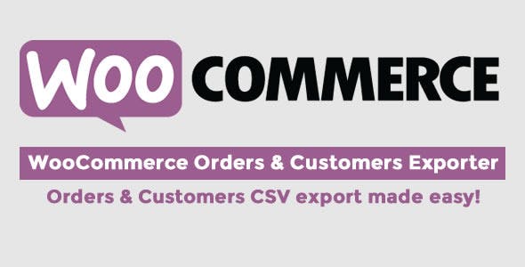 WooCommerce Orders & Customers Exporter 商品导出插件