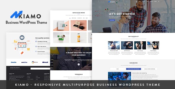 Kiamo - Responsive Business Service WordPress Theme