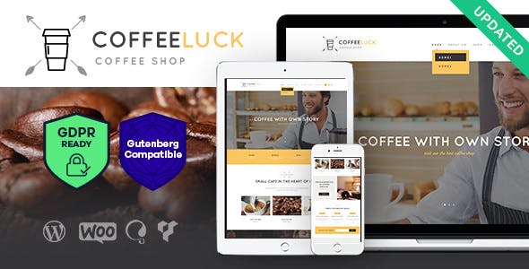 Coffee Luck - 咖啡店餐厅WordPress主题