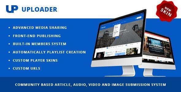 Uploader - 高级媒体分享社区WordPress主题
