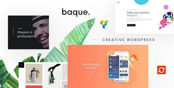 Baque - 多用途创意单页WordPress主题