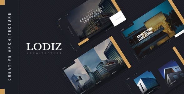 Lodiz - 创意建筑设计PSD模板