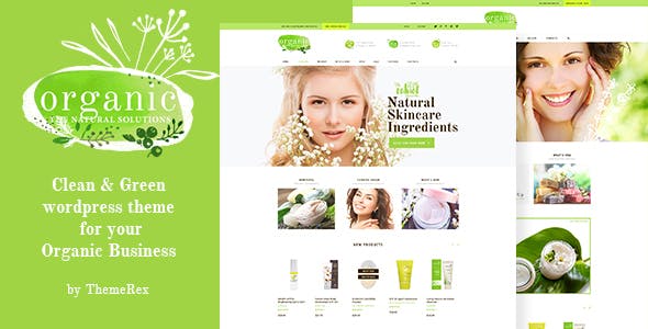 Organic Beauty - Store & Natural Cosmetics Theme