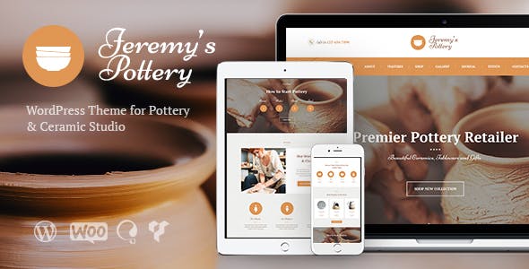 Pottery and Ceramics 陶瓷陶艺WordPress主题