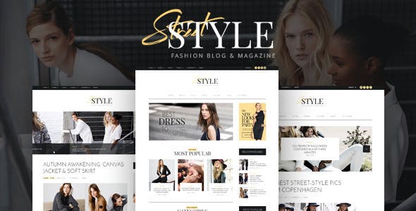 Street Style - 时尚生活个人博客网站WordPress主题