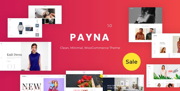 Payna - 简约轻型WooCommerce电商网站模板