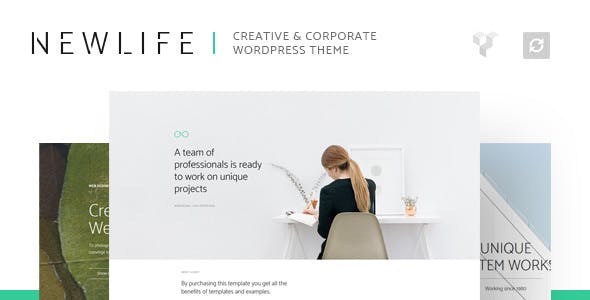 Newlife - 创意企业公司WordPress主题