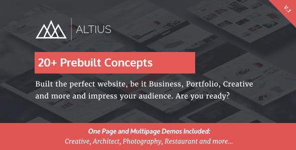 Altius - 多用途功能强大WordPress主题