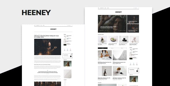 Heeney - 现代博客HTML5模板