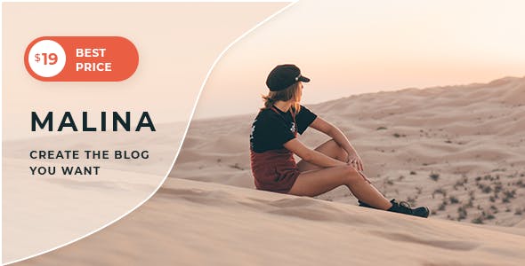 Malina - Personal WordPress Blog Theme