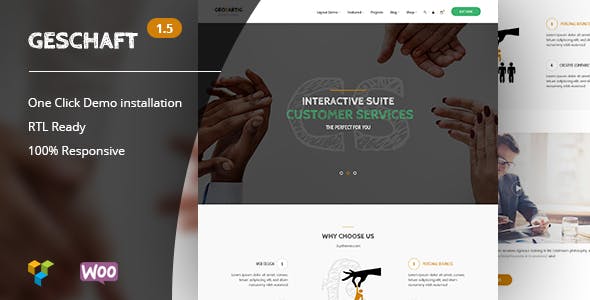  Geschaft - Business WordPress Theme