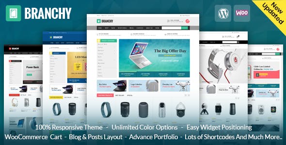 Branchy - WooCommerce Responsive Theme - 22 September 2022