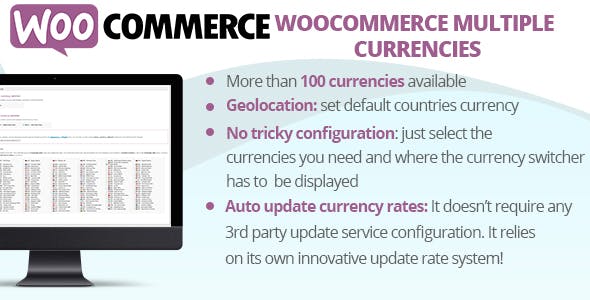 WooCommerce Multiple Currencies 多币种插件