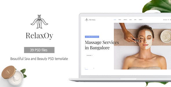  RelaxOy - Spa&Beauty PSD Template