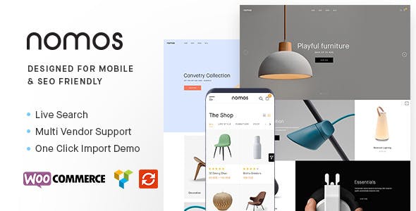 Nomos - Minimal, Clean & Beautiful WordPress Theme