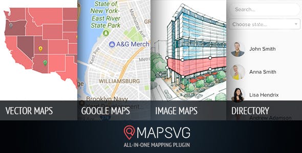 MapSVG - WordPress 地图插件