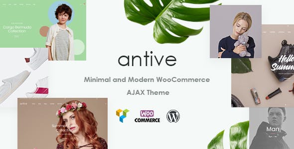 Antive - 简约轻型在线商店WooCommerce汉化模板