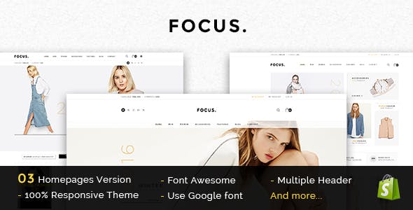 Focus - 响应式电商Shopify主题