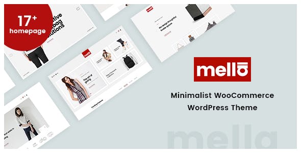 Mella - 极简主义电商网站模板WordPress主题