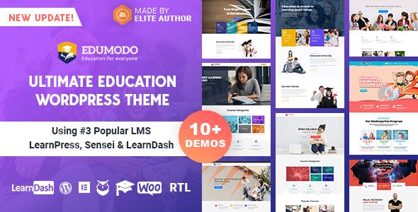 Edumodo - 培训教育学校网站模板WordPress主题