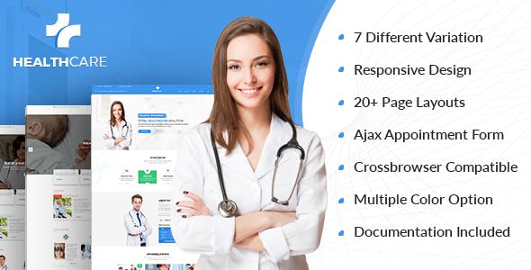 Health Care - 医院诊所医疗HTML模板