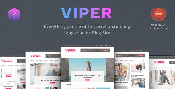 Viper - 多用新闻杂志博客WordPress主题