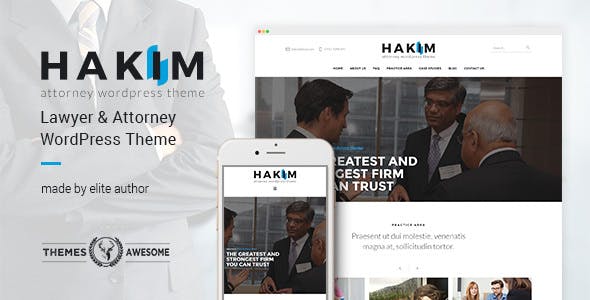 Hakim - 法律律师 WordPress 主题