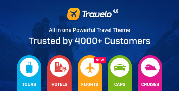 Travelo - Travel/Tour Booking Wordpress Theme