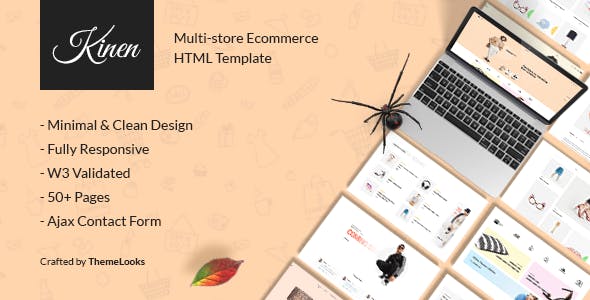 Kinen - 多用途电子商务HTML模板