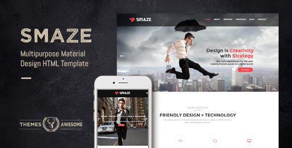 Smaze - 多用途设计HTML模板