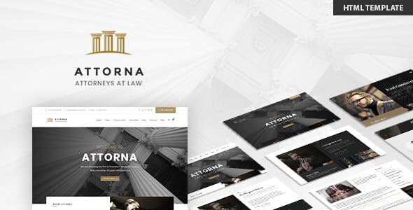 Attorna - 律师法律HTML模板