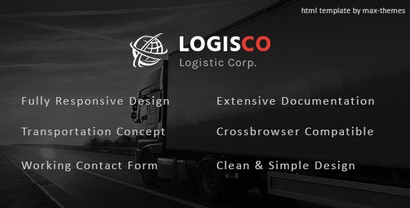 Logisco - 物流运输HTML模板