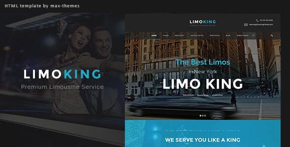 Limo King - 豪华租车HTML模板