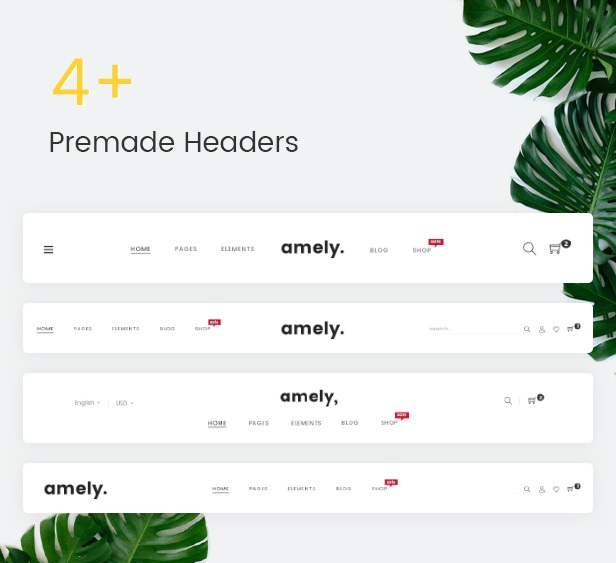 Amely - 时尚品牌服饰家具用品WordPress商店模板