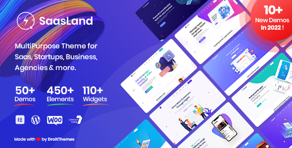  SaasLand - Saas/APP mobile application software WordPress Chinese theme