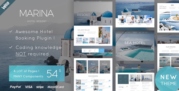 Marina - Hotel & Resort WordPress Theme