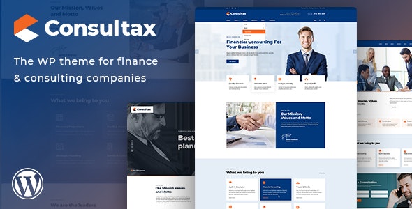 Consultax - 财务金融咨询网站WordPress主题