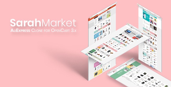 SarahMarket - 大型商店OpenCart主题