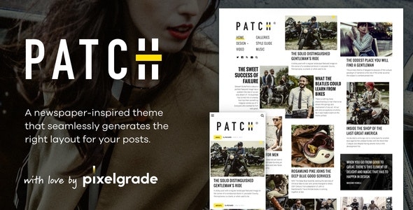  Patch - Newspaper Blog WordPress Theme