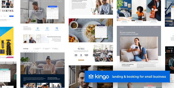 Kingo - Booking 企业预定网站WordPress主题