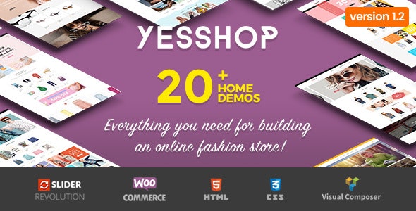 Yesshop - 响应式多用途WooCommerce电商主题