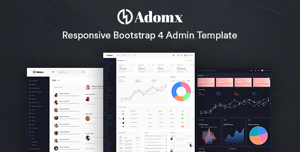 Adomx - 响应式 Bootstrap 4 后台模板