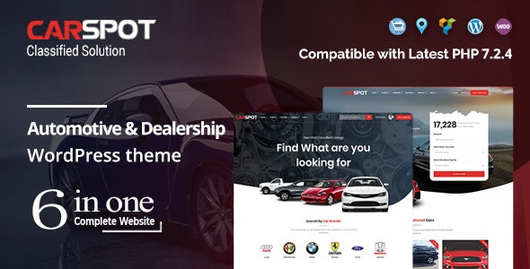 CarSpot – Automotive Car Dealer Wordpress Classified Theme