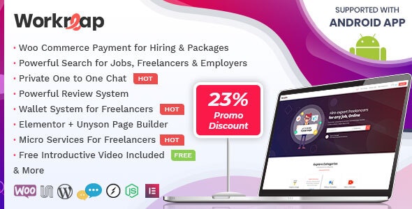 Workreap - Freelance Marketplace WordPress Theme