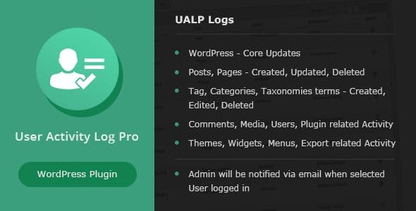 User Activity Log PRO for WordPress 用户活动日志插件