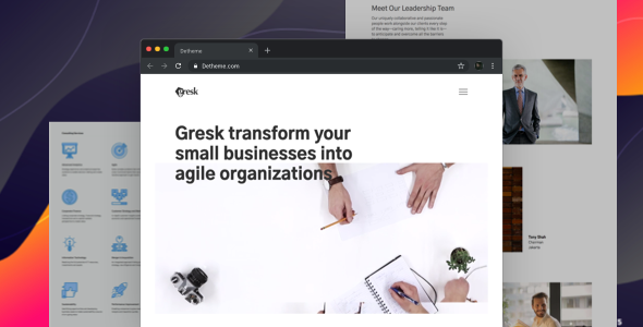 Gresk - 商业管理咨询公司HTML模板