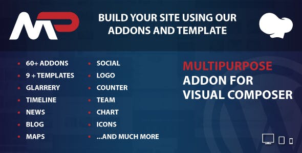 MultiPurpose Addons for WPBakery Page Builder 页面构建器多功能插件