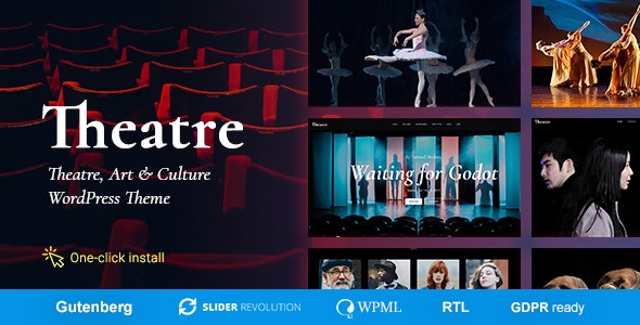 Theater - 音乐会艺术活动网站WordPress主题