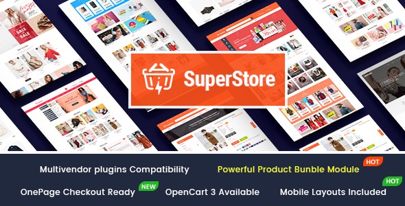 SuperStore - 响应式多用途OpenCart 3主题